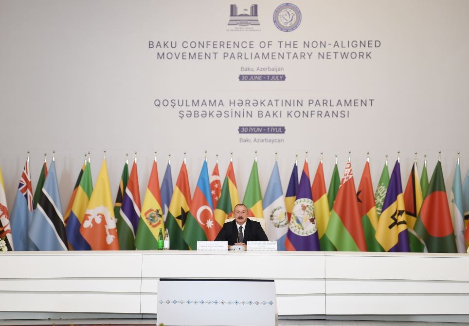 President Ilham Aliyev attends Baku Conference of Non-Aligned Movement Parliamentary Network (PHOTO/VIDEO)