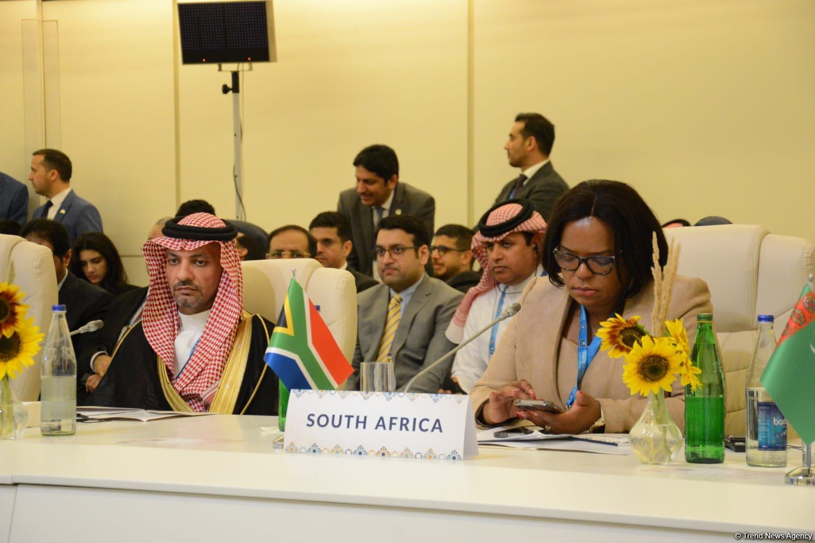 Heads of delegations delivering speeches at Baku Conference of Non-Aligned Movement Parliamentary Network (PHOTO)