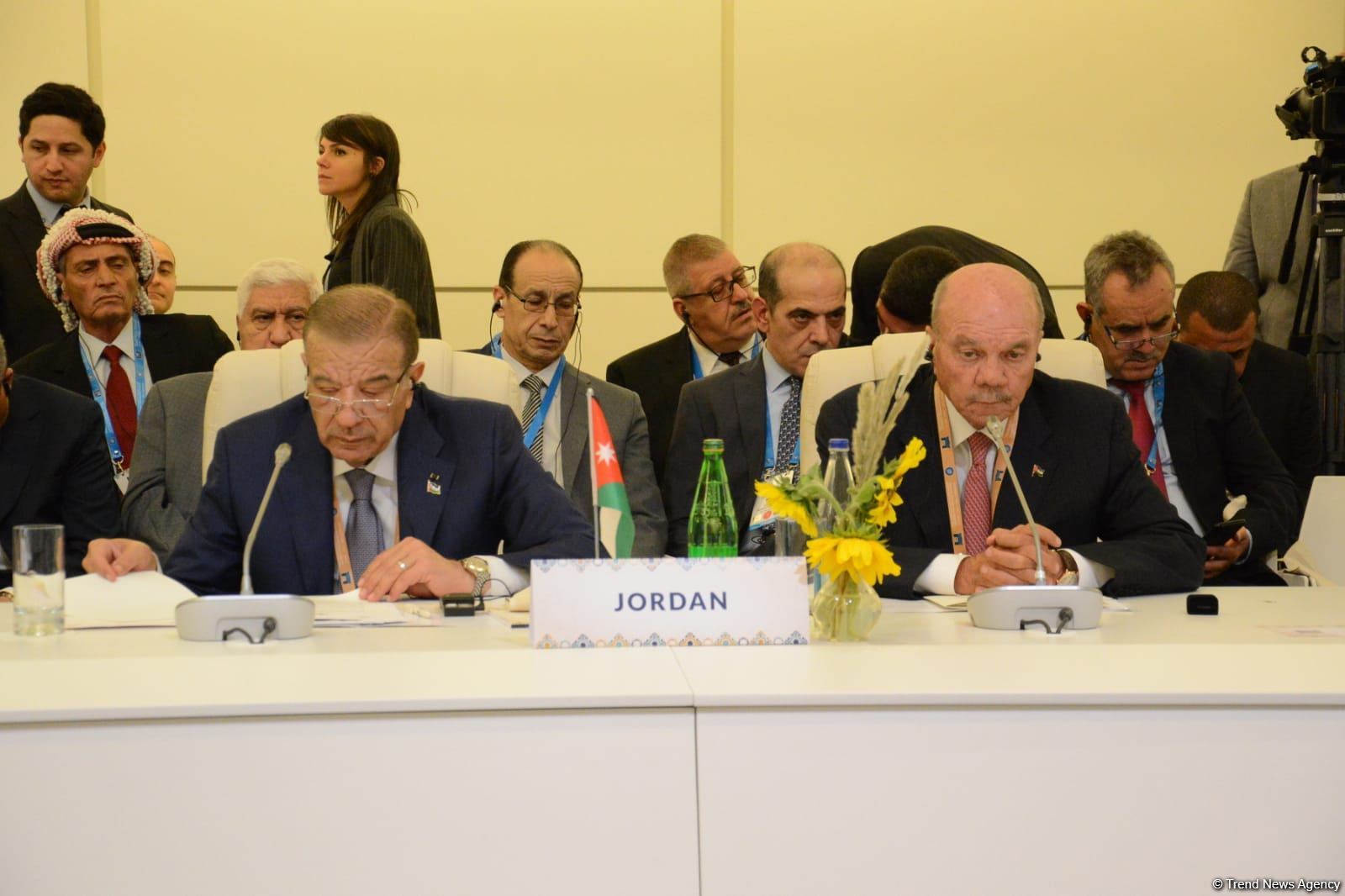 Heads of delegations delivering speeches at Baku Conference of Non-Aligned Movement Parliamentary Network (PHOTO)