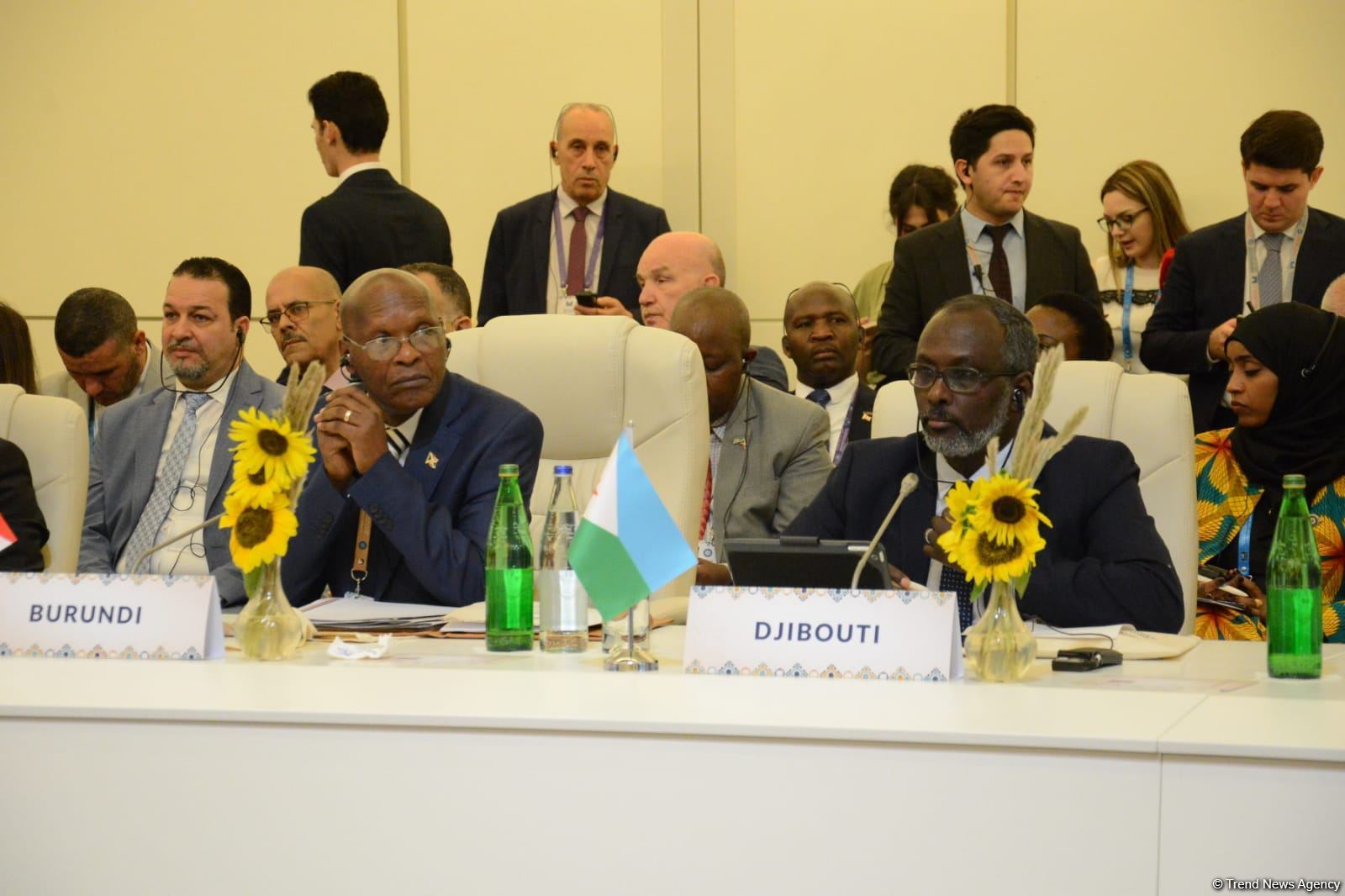 Heads of delegations delivering speeches at Baku Conference of Non-Aligned Movement Parliamentary Network (PHOTO)