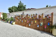 President Ilham Aliyev views landscaping work carried out in Baku's Ramana settlement (PHOTO/VIDEO)