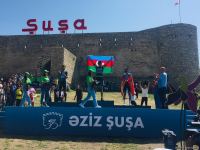 Winners of second stage of "Dear Shusha" int’l cycling race awarded (PHOTO)