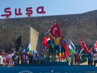 Winners of second stage of "Dear Shusha" int’l cycling race awarded (PHOTO)