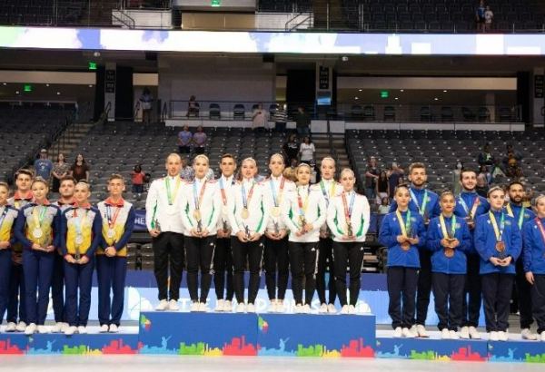 Azerbaijani aerobic gymnastics team wins bronze at Birmingham 2022 World Games (PHOTO)