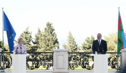 President Ilham Aliyev, President of European Commission make press statements (PHOTO/VIDEO)