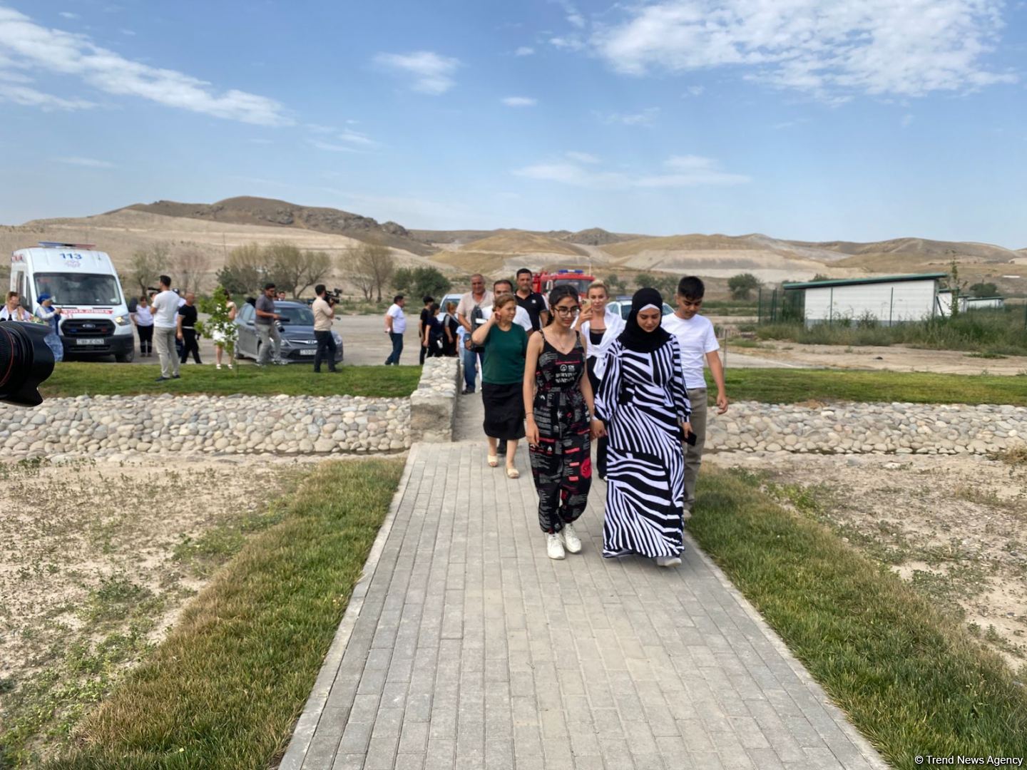 Residents of Azerbaijan's Aghali village return to native land (PHOTO)