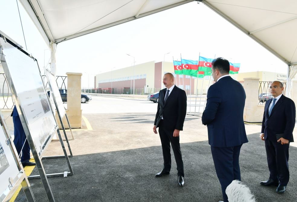 President Ilham Aliyev visits Sumgayit (PHOTO/VIDEO)