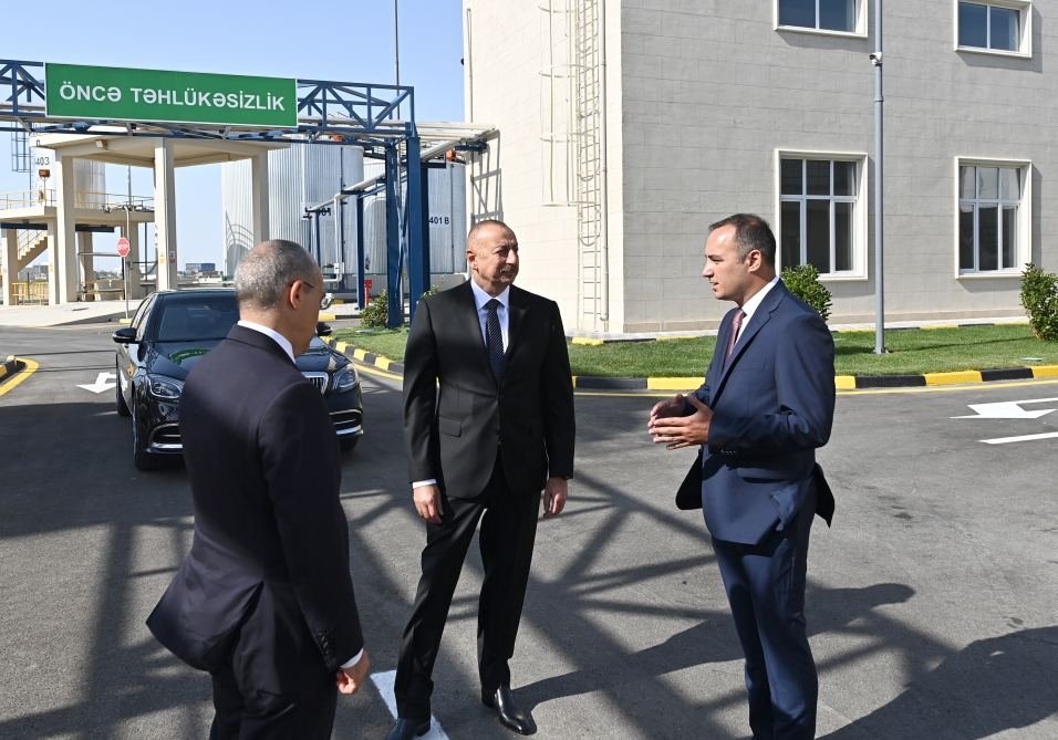 President Ilham Aliyev visits Sumgayit (PHOTO/VIDEO)