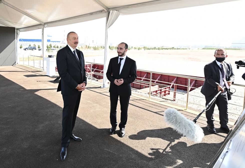 President Ilham Aliyev visits Sumgayit (PHOTO/VIDEO)
