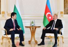 President Ilham Aliyev, Prime Minister of Bulgaria Kiril Petkov hold one-on-one meeting (PHOTO/VIDEO)