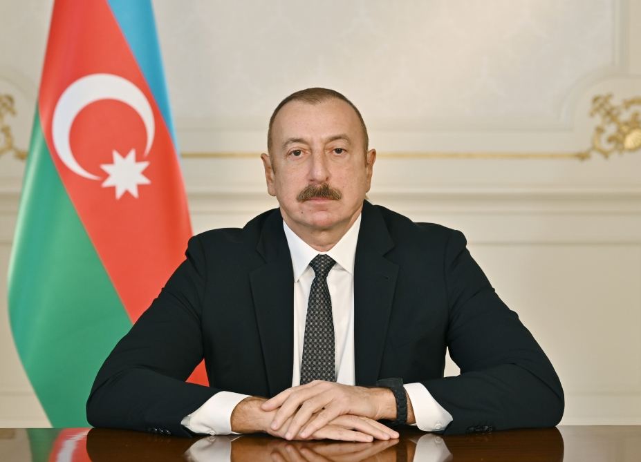 President Ilham Aliyev addresses Azerbaijani media representatives