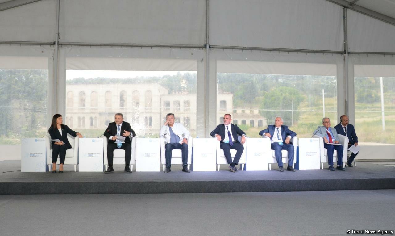 Talks on “Shusha city's trace in Azerbaijani press” held within International Media Forum in Shusha (PHOTO)