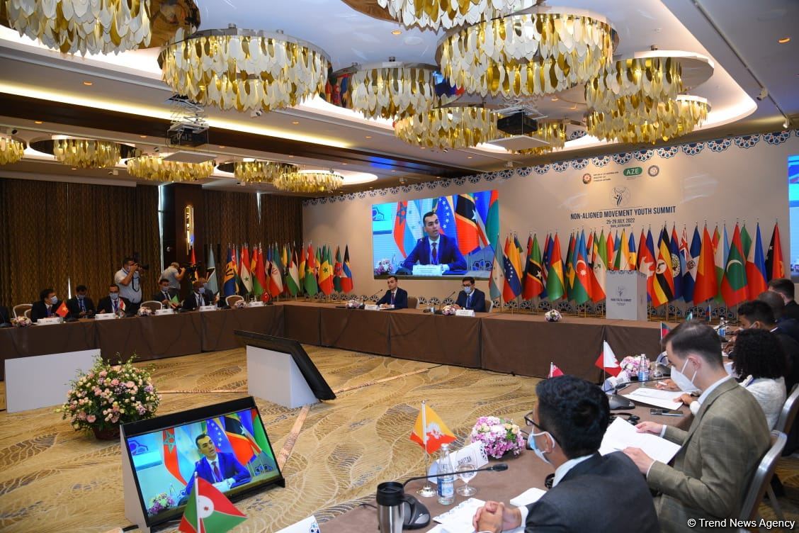 Azerbaijan holding Youth Summit of Non-Aligned Movement in Baku (PHOTO)