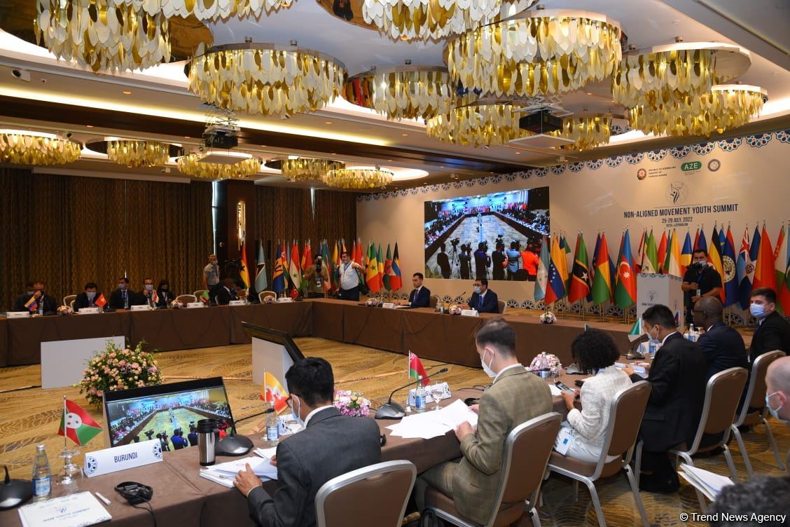 Azerbaijan holding Youth Summit of Non-Aligned Movement in Baku (PHOTO)