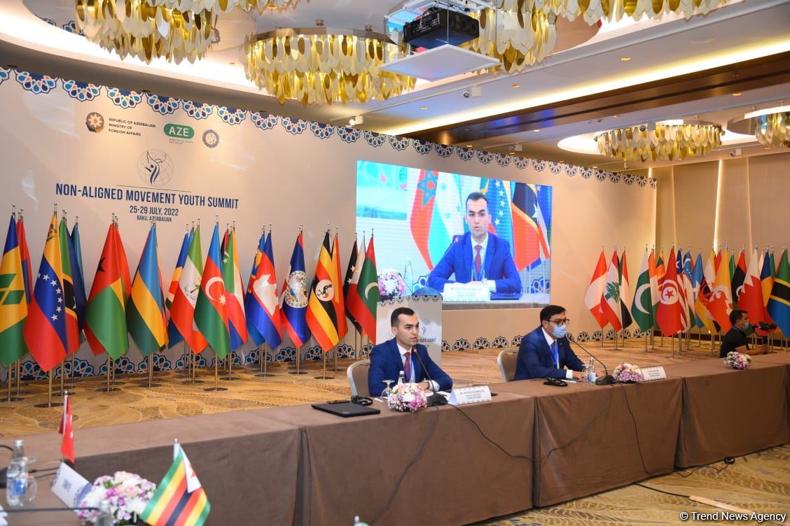 Azerbaijan holding Youth Summit of Non-Aligned Movement in Baku (PHOTO)