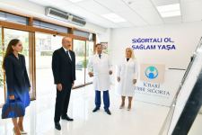 President Ilham Aliyev and First Lady Mehriban Aliyeva view conditions created at maternity hospital No 2 in Bakikhanov district of Baku after major overhaul (PHOTO/VIDEO)