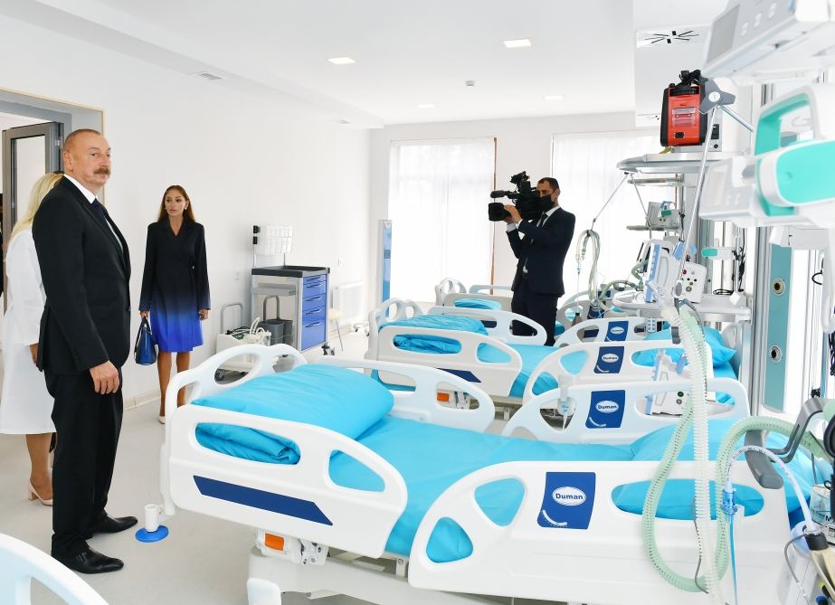 President Ilham Aliyev and First Lady Mehriban Aliyeva view conditions created at maternity hospital No 2 in Bakikhanov district of Baku after major overhaul (PHOTO/VIDEO)