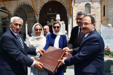 First VP Mehriban Aliyeva, Heydar Aliyev Foundation's VP Leyla Aliyeva visit Mevlana Museum in Konya (PHOTO/VIDEO)