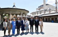 First VP Mehriban Aliyeva, Heydar Aliyev Foundation's VP Leyla Aliyeva visit Mevlana Museum in Konya (PHOTO/VIDEO)