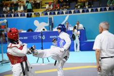 Azerbaijani taekwondo fighter enters next round of Islamic Solidarity Games after win (PHOTO/VIDEO)