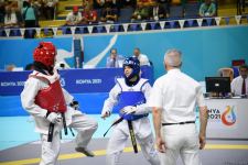 Azerbaijani taekwondo fighter enters next round of Islamic Solidarity Games after win (PHOTO/VIDEO)