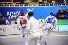 Azerbaijani taekwondo fighter enters next round of Islamic Solidarity Games after win (PHOTO/VIDEO)