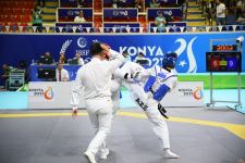 Azerbaijani taekwondo fighter enters next round of Islamic Solidarity Games after win (PHOTO/VIDEO)