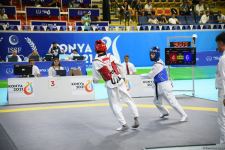 Azerbaijani taekwondo fighter enters next round of Islamic Solidarity Games after win (PHOTO/VIDEO)