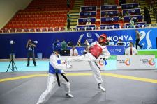 Azerbaijani taekwondo fighter enters next round of Islamic Solidarity Games after win (PHOTO/VIDEO)