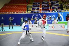 Azerbaijani taekwondo fighter enters next round of Islamic Solidarity Games after win (PHOTO/VIDEO)