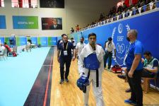 Azerbaijani taekwondo fighter enters next round of Islamic Solidarity Games after win (PHOTO/VIDEO)