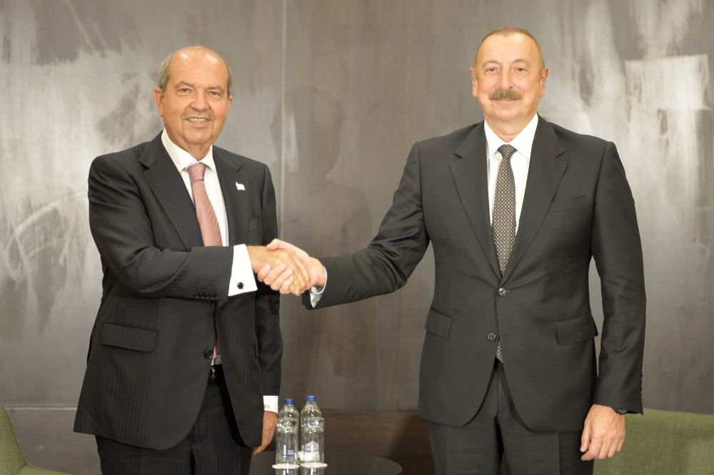 President of Azerbaijan Ilham Aliyev receives TRNC President Ersin Tatar (PHOTO/VIDEO)
