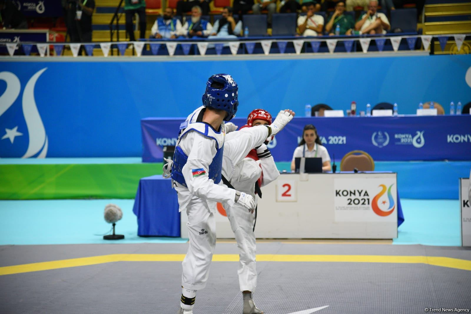 Azerbaijani taekwondo fighter Gashim Magomedov advances at 'Konya 2021' after win (PHOTO/VIDEO)