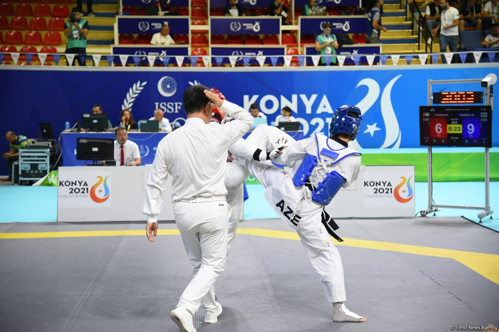 Azerbaijani taekwondo fighter enters next round of Islamic Solidarity Games after win (PHOTO/VIDEO)