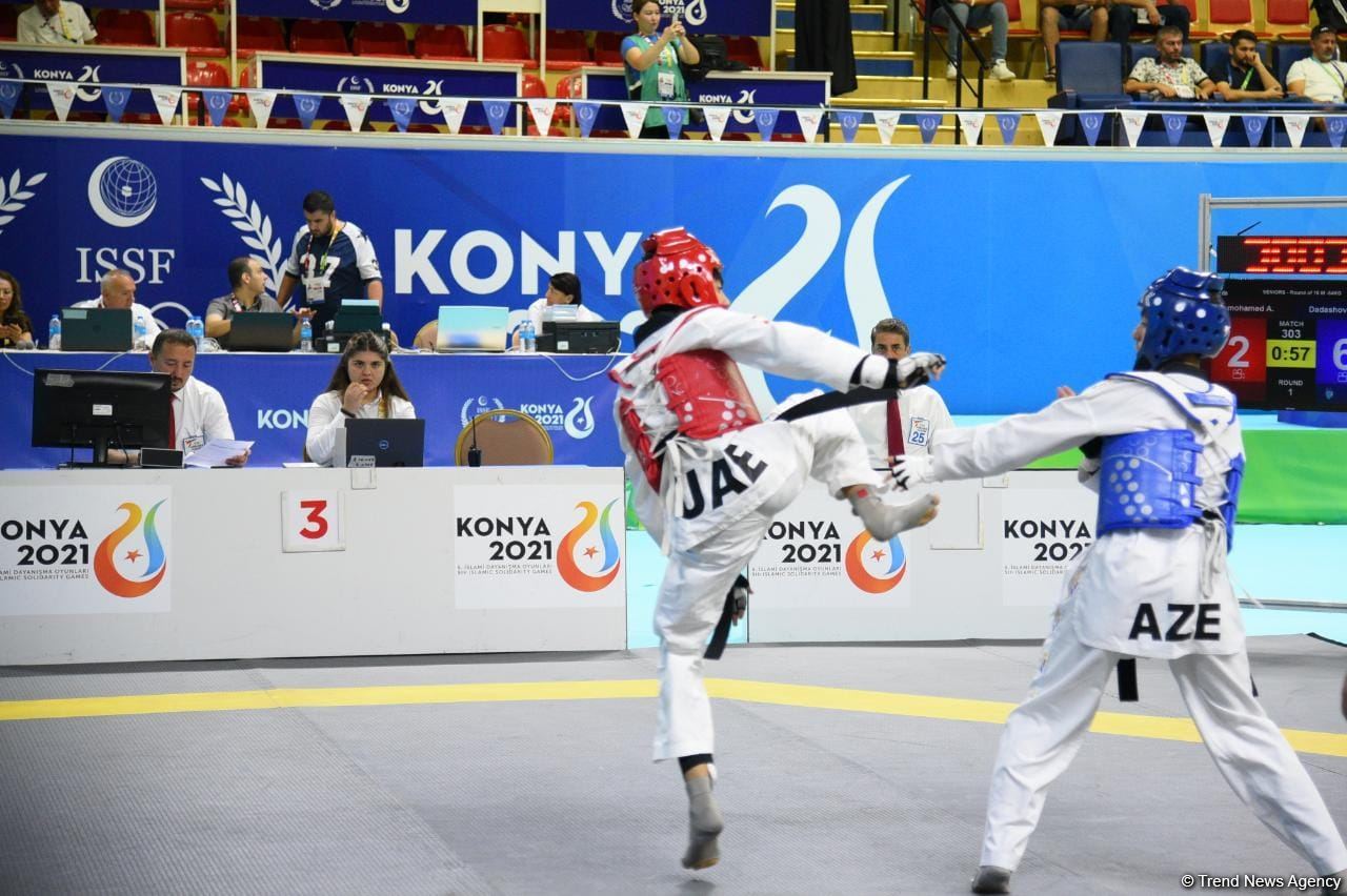 Azerbaijani taekwondo fighter enters next round of Islamic Solidarity Games after win (PHOTO/VIDEO)