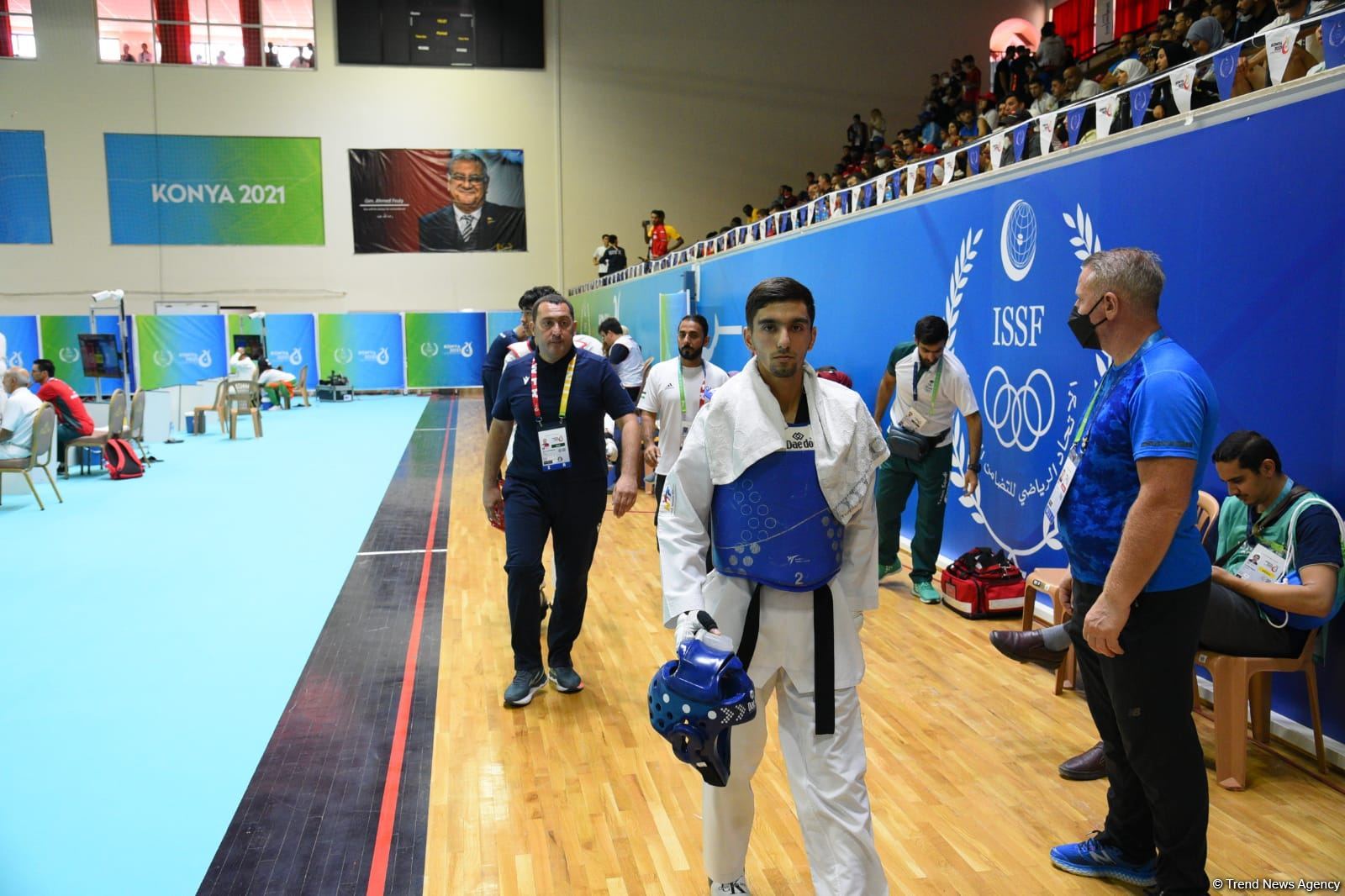 Azerbaijani taekwondo fighter enters next round of Islamic Solidarity Games after win (PHOTO/VIDEO)