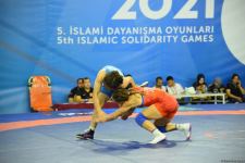 Azerbaijani female freestyle wrestler receives gold medal at V Islamic Solidarity Games (PHOTO)