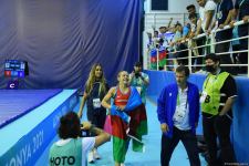 Azerbaijani female freestyle wrestler receives gold medal at V Islamic Solidarity Games (PHOTO)