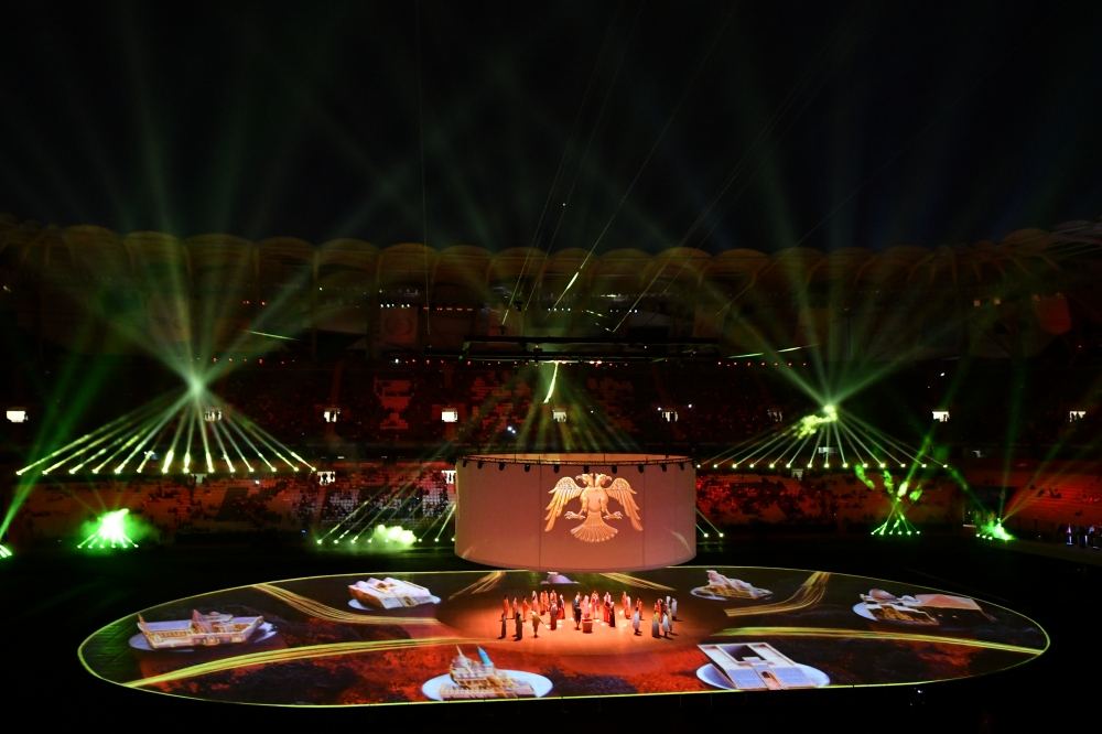 President Ilham Aliyev, First Lady Mehriban Aliyeva attend opening ceremony of 5th Islamic Solidarity Games in Konya (PHOTO/VIDEO)