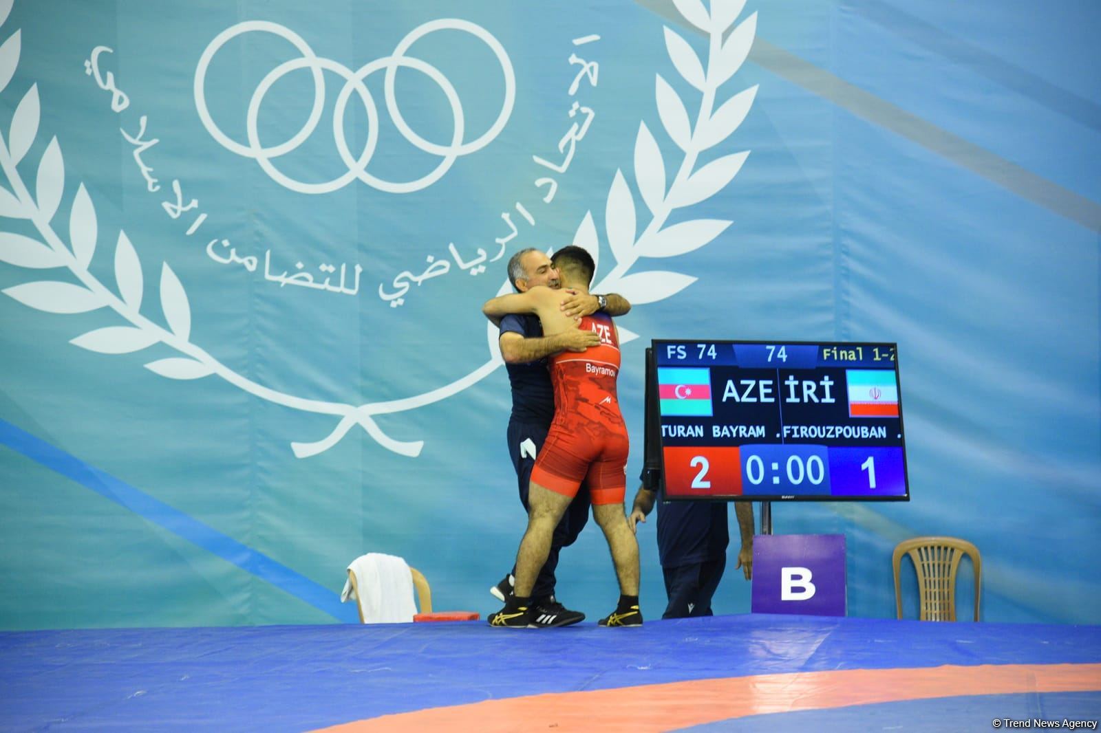 Another Azerbaijani freestyle wrestler wins gold at Islamic Solidarity Games (PHOTO)