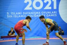 Azerbaijani wrestler grabs bronze medal at V Islamic Solidarity Games (PHOTO)