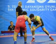 Azerbaijani wrestler grabs bronze medal at V Islamic Solidarity Games (PHOTO)