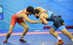 Azerbaijani wrestler grabs silver medal at V Islamic Solidarity Games (PHOTO)