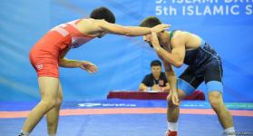 Azerbaijani wrestler grabs silver medal at V Islamic Solidarity Games (PHOTO)