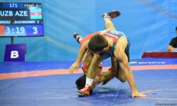 Azerbaijani wrestler grabs silver medal at V Islamic Solidarity Games (PHOTO)