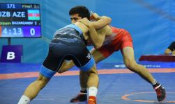 Azerbaijani wrestler grabs silver medal at V Islamic Solidarity Games (PHOTO)