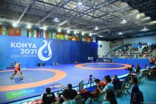 Azerbaijani wrestler grabs silver medal at V Islamic Solidarity Games (PHOTO)