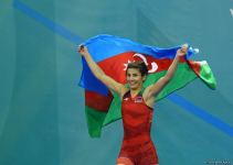 Azerbaijani wrestler wins gold at V Islamic Solidarity Games (PHOTO)