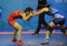 Azerbaijani wrestler wins gold at V Islamic Solidarity Games (PHOTO)