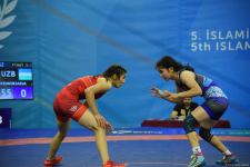 Azerbaijani wrestler wins gold at V Islamic Solidarity Games (PHOTO)